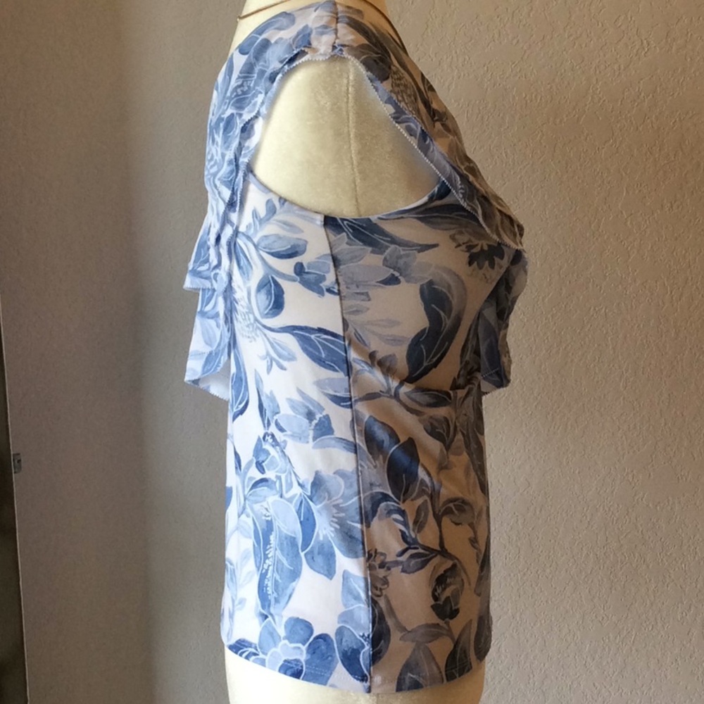 White House Black Market One Shoulder Top - Picture 3 of 8